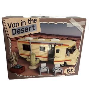 Van in the Desert RV Camper Building Blocks Set 8+ Age